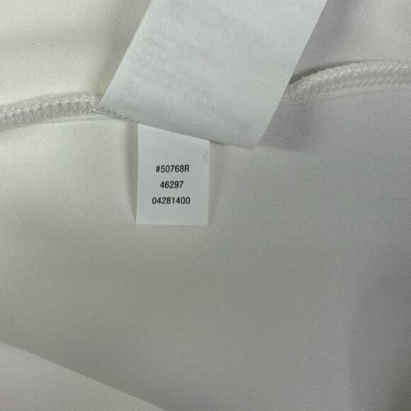 Spanx 50768R AirEssentials Powder White V-Neck Mini Dress Plus Size 1X - Picture 7 of 8